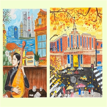 【集团动态】童心绘家园 墨香传沪韵 ——2025年度建平实验小学教育集团学生绘画比赛